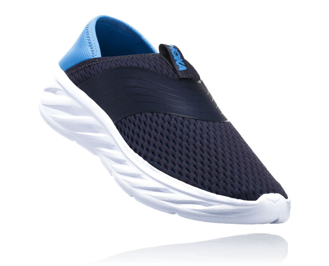 Hoka One One Ora Recovery Shoe Philippines - Men's Wide Running Shoes - Blue | NL9846275